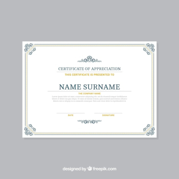 Ornamental certificate border template Ornamental certificate border template