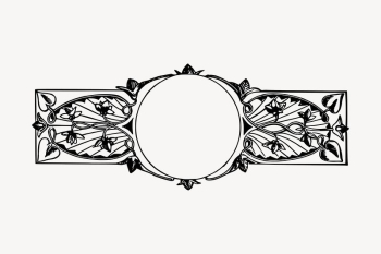 Ornamental frame drawing, vintage illustration | Free Vector Illustration - rawpixel