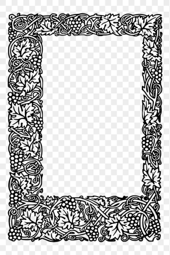 Ornamental frame png sticker illustration, | Free PNG - rawpixel