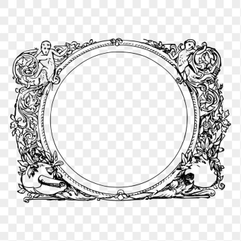 Ornamental frame png sticker vintage | Free PNG - rawpixel