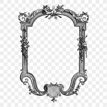 Ornamental frame png sticker, vintage | Free PNG - rawpixel