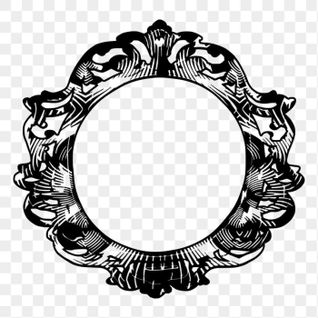 Ornamental round frame png sticker | Free PNG - rawpixel