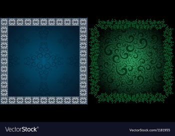Ornamented backgrounds vector image Ornamented backgrounds vector image