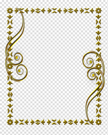 Ornate floral gold frame illustration transparent background PNG clipart Ornate floral gold frame illustration transparent background PNG clipart