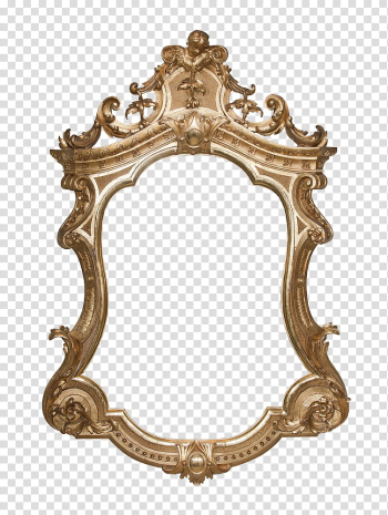 Ornate gold frame illustration transparent background PNG clipart Ornate gold frame illustration transparent background PNG clipart