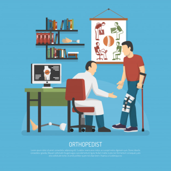 Orthopedics design concept Orthopedics design concept