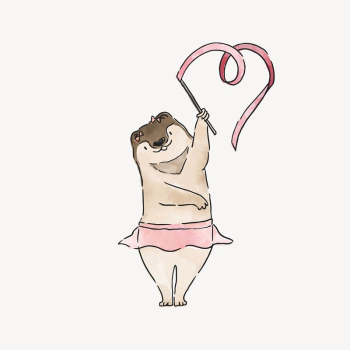 Otter rhythmic gymnast collage | Free Vector Illustration - rawpixel Otter rhythmic gymnast collage | Free Vector Illustration - rawpixel