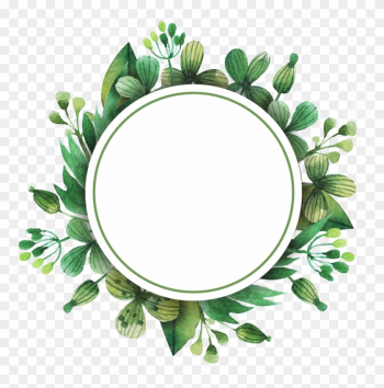 Our Social Mission - Leaf Border Circle Png Vector