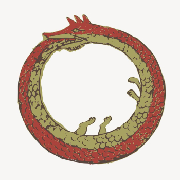 Ouroboros Dog frame hand drawn, | Free Vector - rawpixel Ouroboros Dog frame hand drawn, | Free Vector - rawpixel