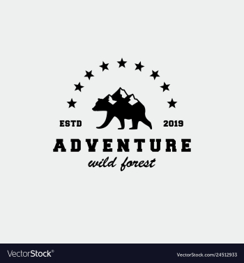 Outdoor adventure logo design inspiration vector image Outdoor adventure logo design inspiration vector image