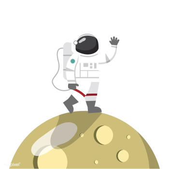 Outer space astronaut graphic | Free stock vector - 250178