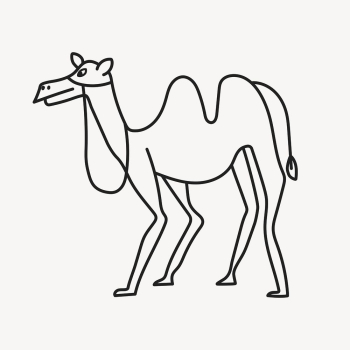 Outline camel, animal collage element | Free PSD - rawpixel Outline camel, animal collage element | Free PSD - rawpixel