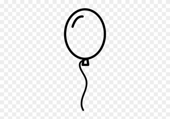 Outline, Outlined, Shapes, Balloons, Balloon, Symbology - Outline Picture Of Balloon