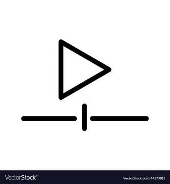 outline video play sign icon outline video play sign icon