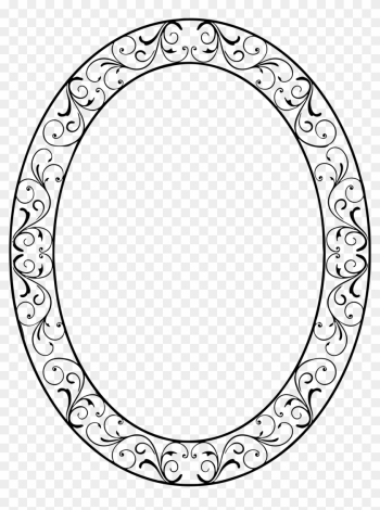 Oval Flourish Frame - Art Nouveau Frame Oval Png Oval Flourish Frame - Art Nouveau Frame Oval Png