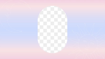 Oval geometric png frame, pastel | Free PNG - rawpixel