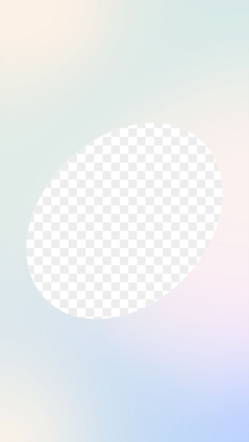 Oval geometric png frame, pastel | Free PNG - rawpixel