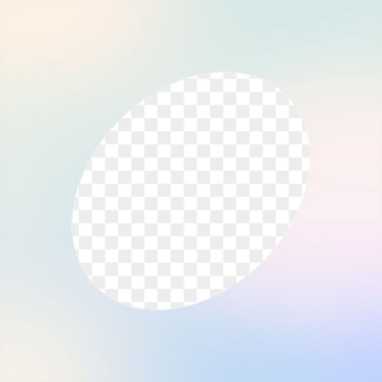 Oval geometric png frame, pastel | Free PNG - rawpixel