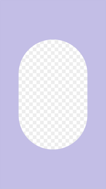 Oval geometric png frame, purple | Free PNG - rawpixel