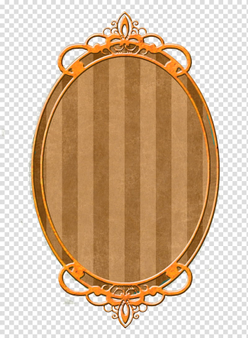 Oval Striped Frame, oval brown tray transparent background PNG clipart Oval Striped Frame, oval brown tray transparent background PNG clipart