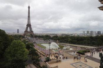 Overcast weather in Paris...