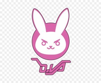 Overwatch T-shirt D.Va Logo Decal - T-shirt Overwatch T-shirt D.Va Logo Decal - T-shirt