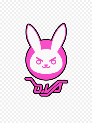 Overwatch T-shirt D.Va Logo Fan art - T-shirt Overwatch T-shirt D.Va Logo Fan art - T-shirt