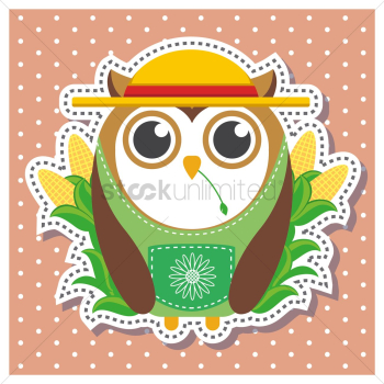 Owl as a farmer Owl as a farmer