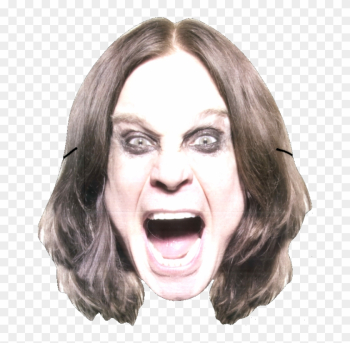 Ozzy Face Scream Promo Mask - Ozzy Osbourne Life Won T, HD Png ...