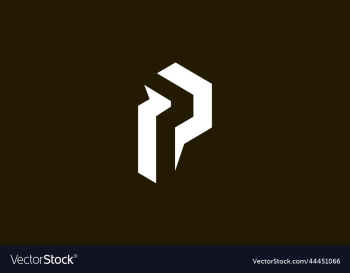 p modern logo design p modern logo design