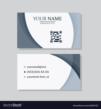 P simple id card with logo or icon for your vector image P simple id card with logo or icon for your vector image