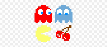 Pac Man Pixel - Green Pacman Ghost Png