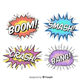 Pack of comic speech bubbles Pack of comic speech bubbles