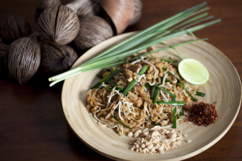 Pad Thai close up 
