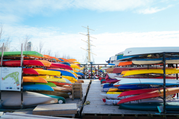 Paddle Boats on Boat Truck Paddle Boats on Boat Truck