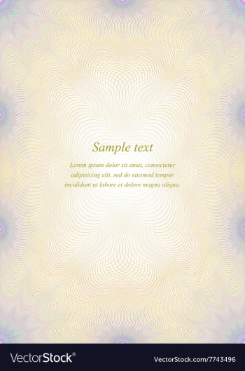 Page watermark design template vector image Page watermark design template vector image