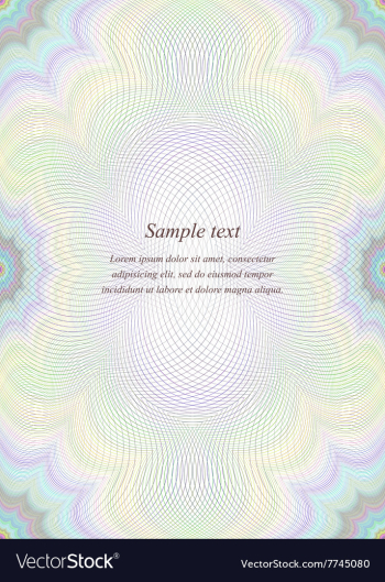 Page watermark design template vector image Page watermark design template vector image