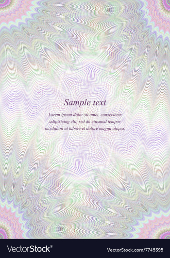 Page watermark design template vector image Page watermark design template vector image