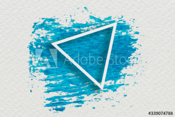 Paint brush stroke badge Paint brush stroke badge