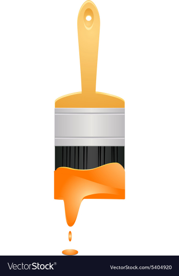 Paint brush vector image
