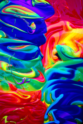 Paint Mixed Together Paint Mixed Together