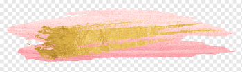 Paintbrush Color Painting, brush stroke, gold and pink paint stroke, watercolor Painting, food, sticker png