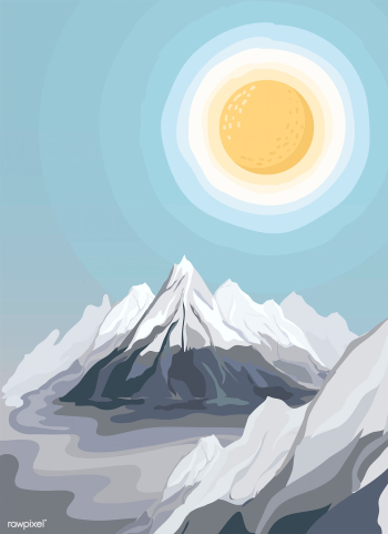 Painted mountain view landscape illustration | Free stock vector - 431769 Painted mountain view landscape illustration | Free stock vector - 431769