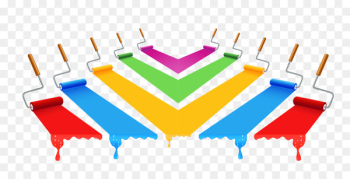 Painting Paintbrush Color - Colorful paint brushes Painting Paintbrush Color - Colorful paint brushes