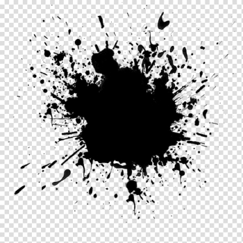 Painting Splatter film Black and white , paint transparent background PNG clipart Painting Splatter film Black and white , paint transparent background PNG clipart