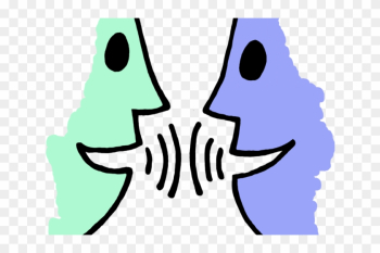 Pair Clipart Teacher Student Conversation - People Talking Clipart