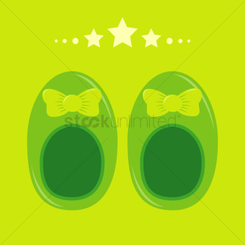 Pair of baby shoes Pair of baby shoes