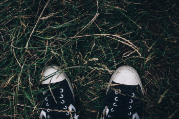 Pair of Black Sneakers Pair of Black Sneakers