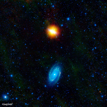 Pair of Dancing Galaxies. Original from NASA... | Free public domain photo - 441246