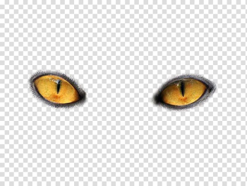Pair of yellow cats eyes, Cat's eye Light, Eyes transparent background PNG clipart Pair of yellow cats eyes, Cat's eye Light, Eyes transparent background PNG clipart